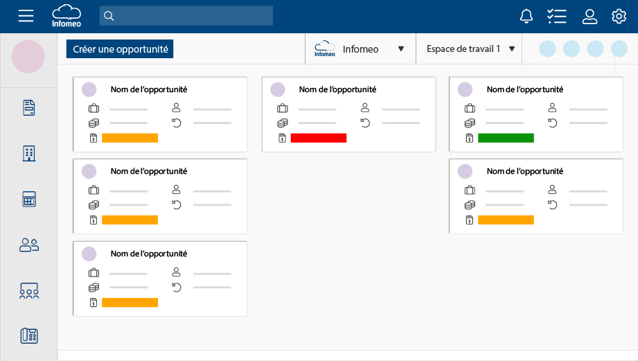 Image espace de travail sans colonnes