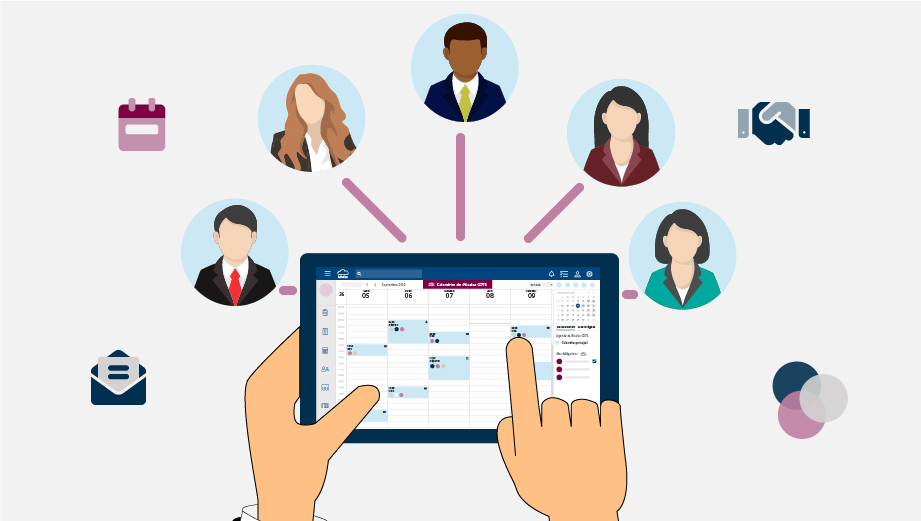 Image pour illustrer les délégations dans le calendrier Infomeo