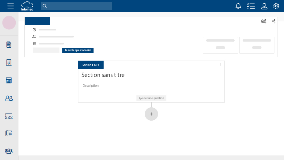 Création d'un questionnaire dans le cloud Infomeo