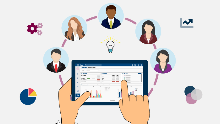 Illustration modules relation client Infomeo