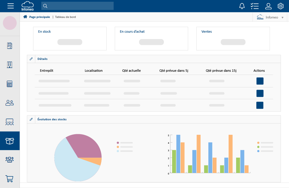 Image du gestionnaire de stock de Infomeo